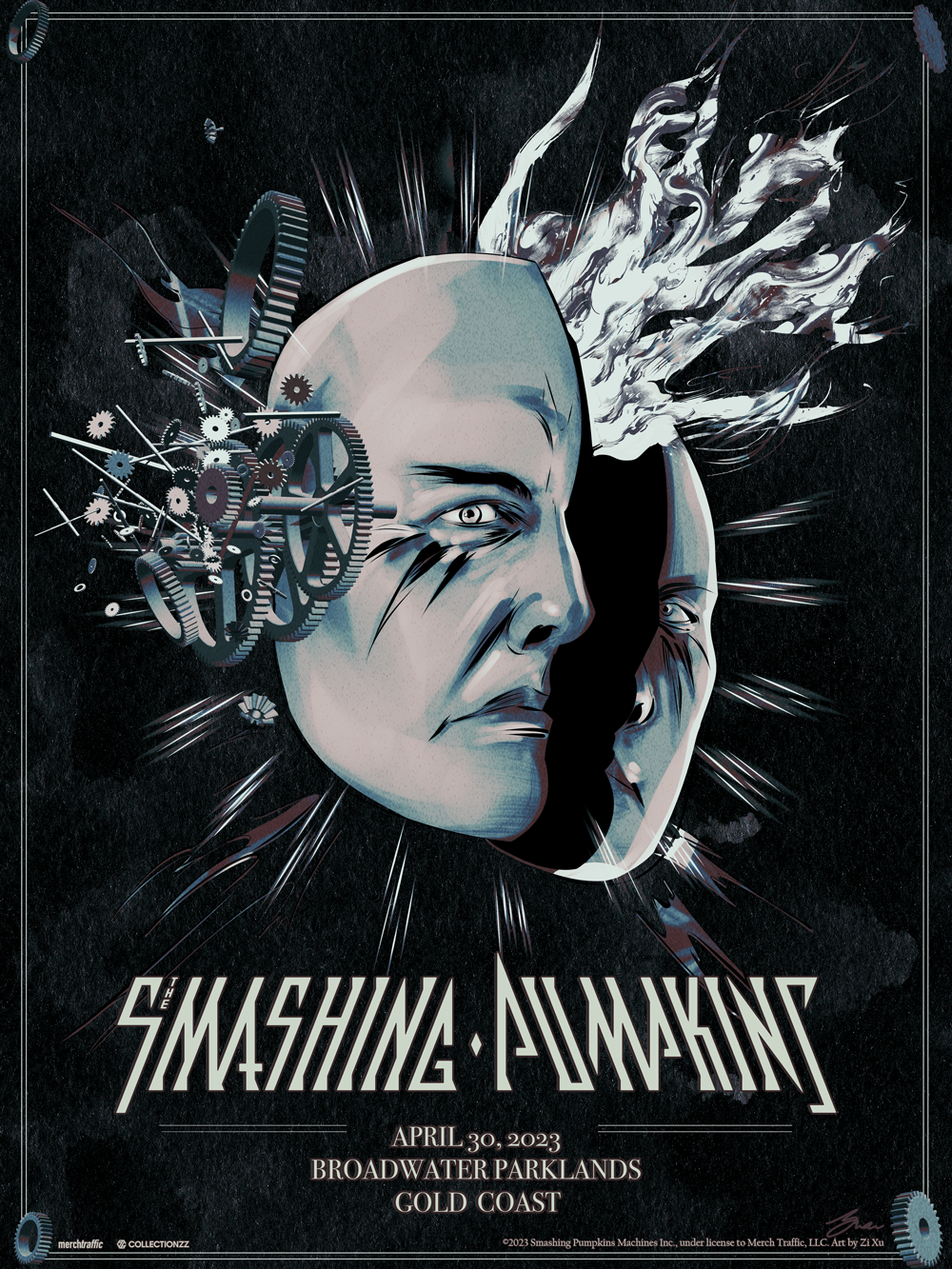 The Smashing Pumpkins Clarkston September 6, 2023 Poster & Setlist Tra —  Iconic by Collectionzz