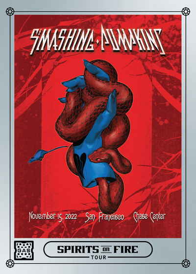 The Smashing Pumpkins San Francisco November 15, 2022 Exclusive GAS Trading Card