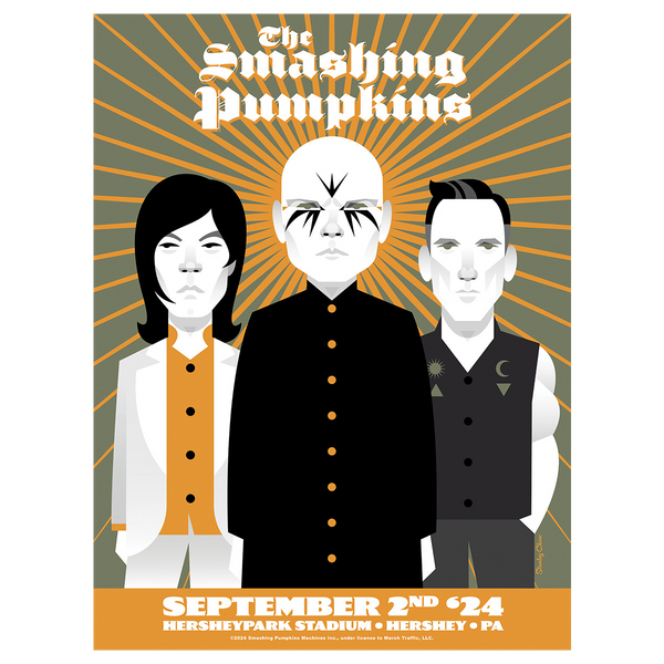 スマッシングパンプキンズ　ポスター　コジック Hershey Event Poster September 2 – The Smashing Pumpkins