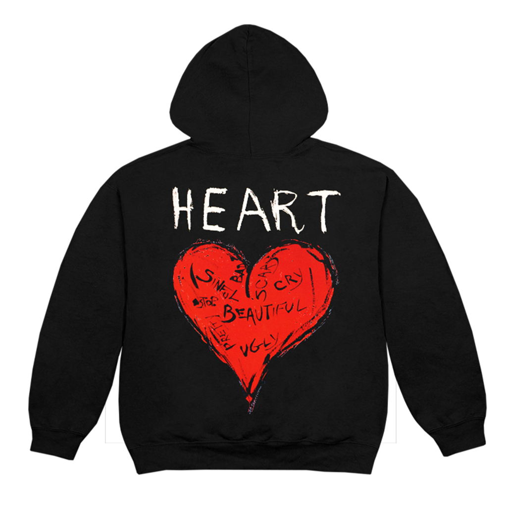 Heart Zip Hoodie – The Smashing Pumpkins Heart Zip Hoodie – The Smashing Pumpkins