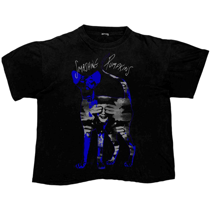 The Smashing Pumpkins Tシャツ グリーン M Smashing Pumpkins 2007 European Tour Stops Green T-Shirt, Size