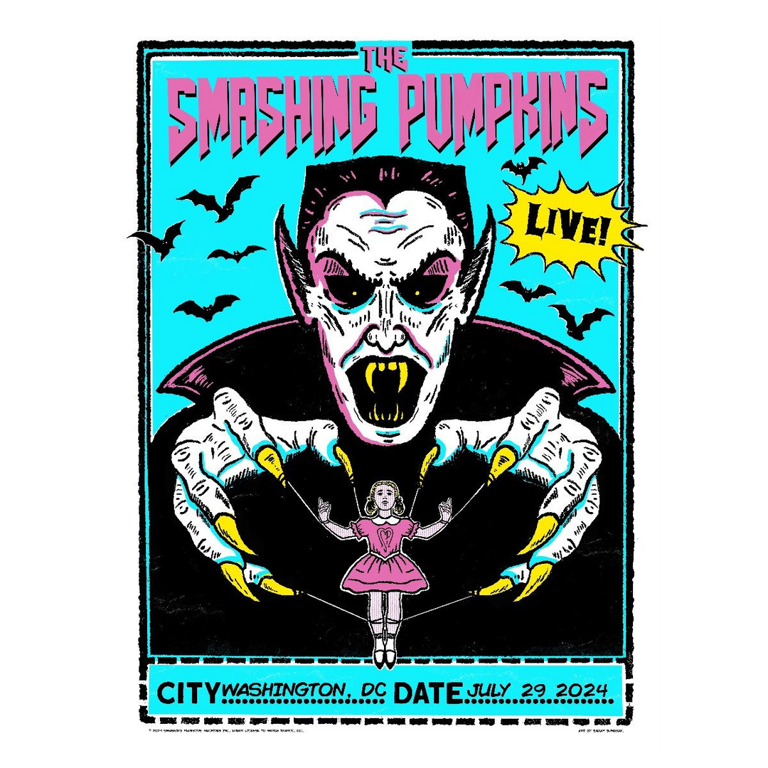 Frank Kozik -1996 - Smashing Pumpkins Concert Poster