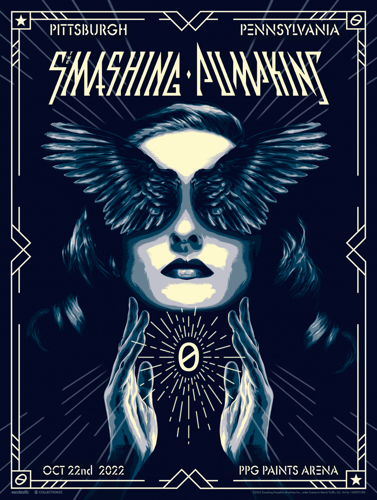 Frank Kozik -1996 - Smashing Pumpkins Concert Poster