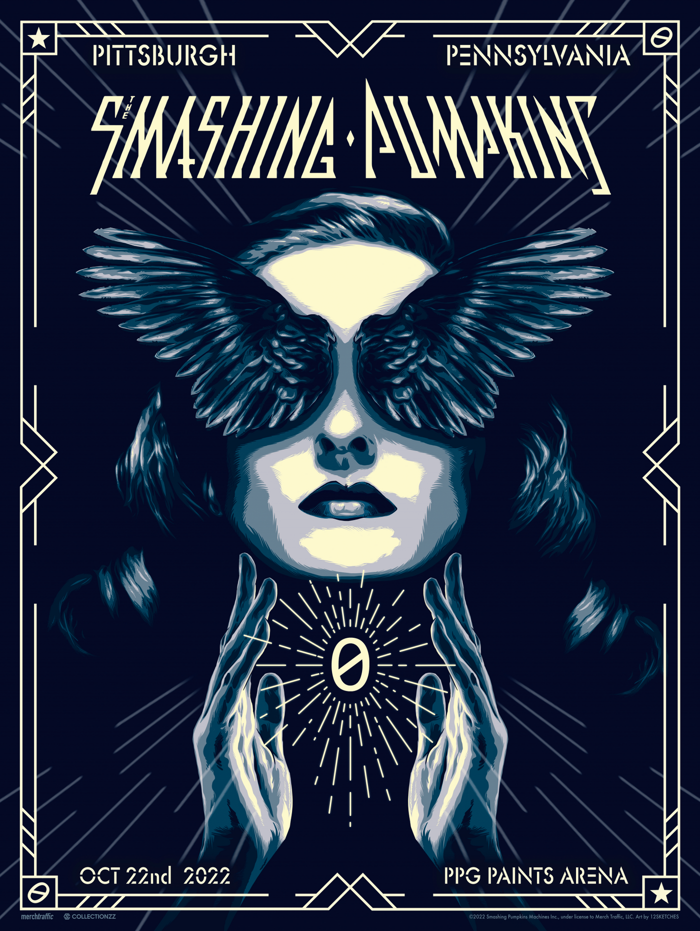 The Smashing Pumpkins Pittsburg October 22, 2022 Print The Smashing Pumpkins Pittsburg October 22, 2022 Print