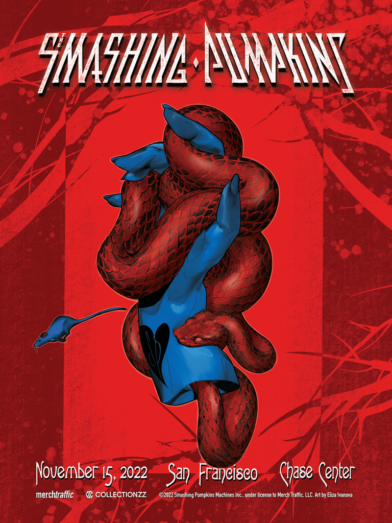 The Smashing Pumpkins San Francisco November 15, 2022 Print The Smashing Pumpkins San Francisco November 15, 2022 Print