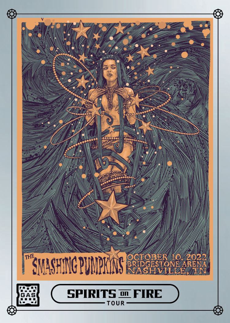 The Smashing Pumpkins Nashville October 10, 2022 Exclusive GAS Trading