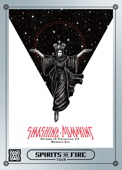 The Smashing Pumpkins Uncasville October 13, 2022 Exclusive GAS Trading Card