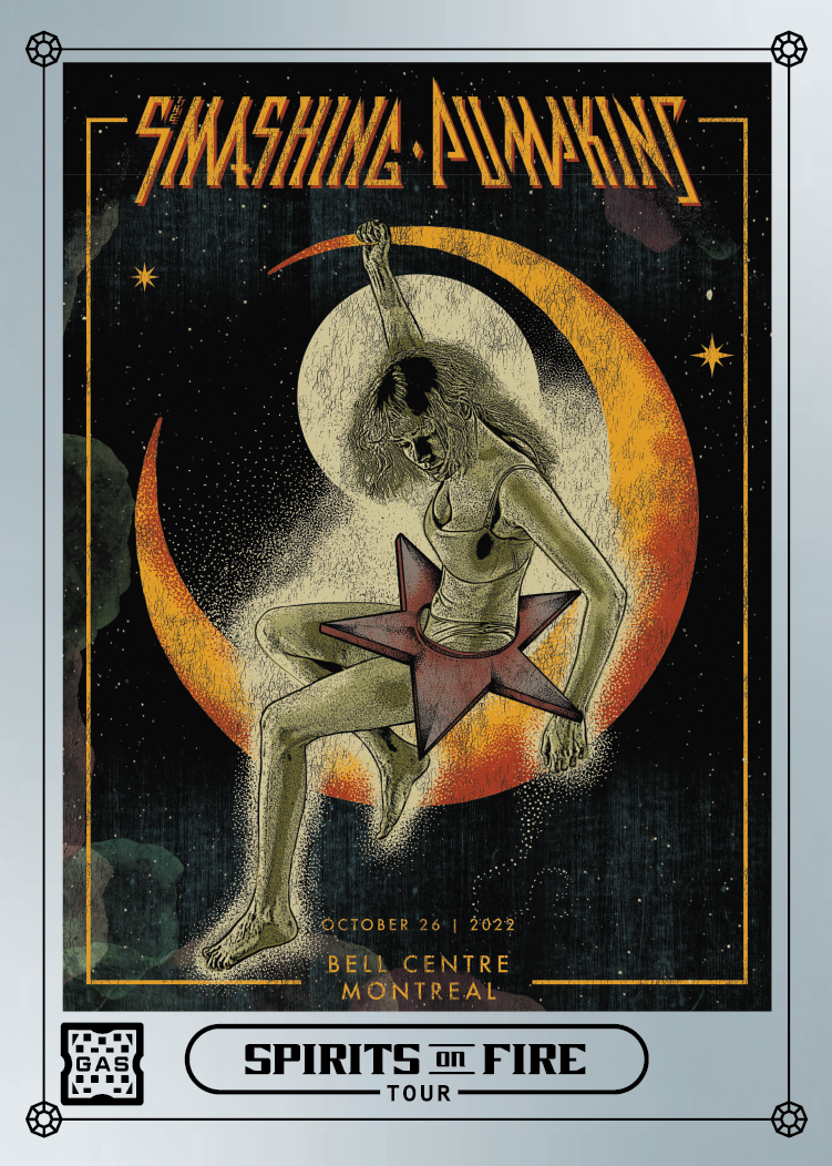 The Smashing Pumpkins Montreal October 26, 2022 Exclusive GAS Trading Card