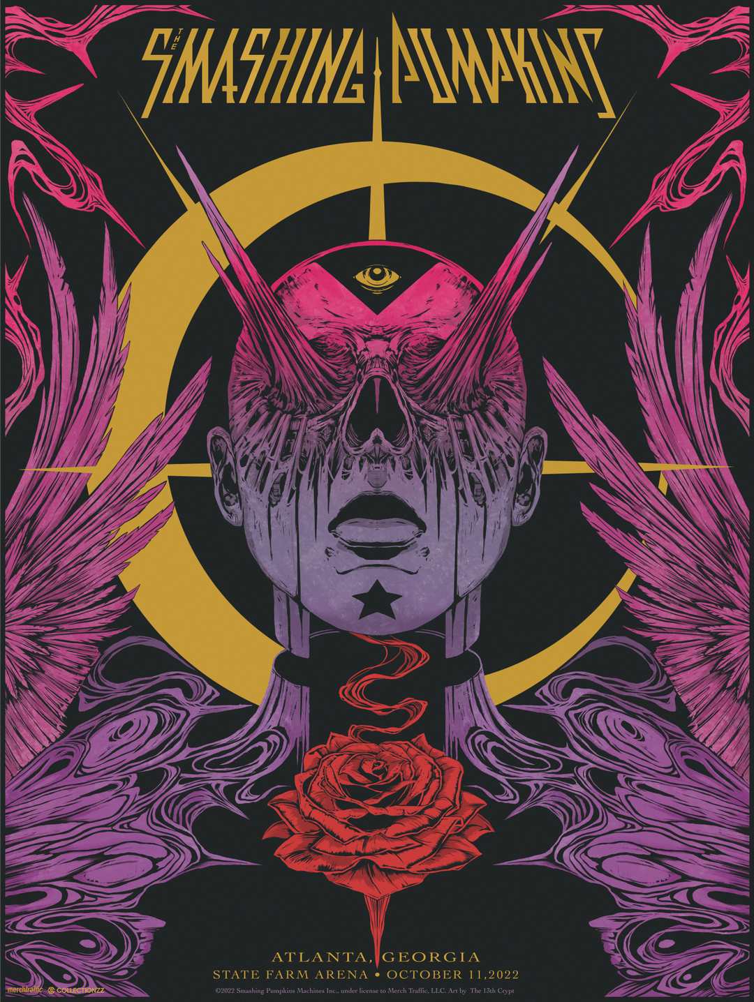 The Smashing Pumpkins Atlanta October 11, 2022 Print The Smashing Pumpkins Atlanta October 11, 2022 Print