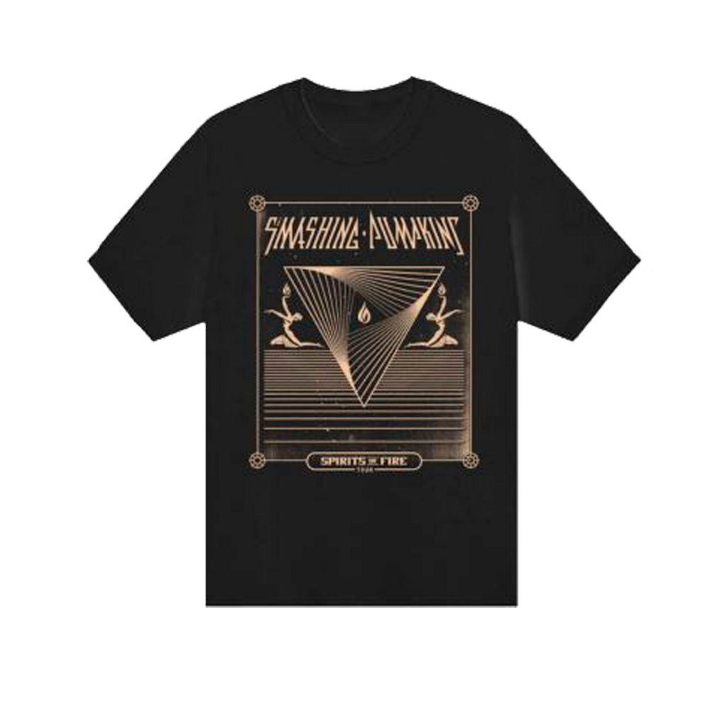 Spirits On Fire Tour Black Tee – The Smashing Pumpkins