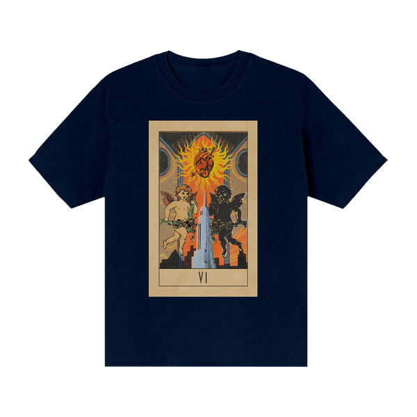 Spirits On Fire Tour Navy Tee – The Smashing Pumpkins