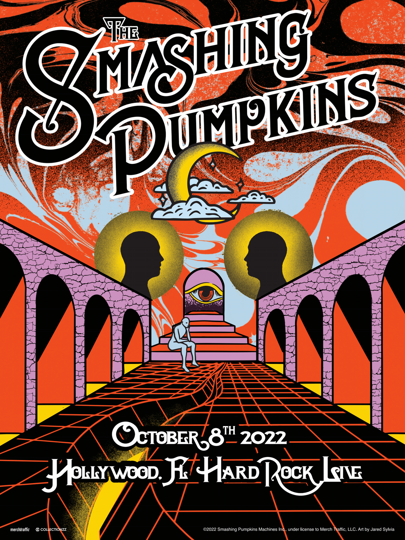 The Smashing Pumpkins Hollywood October 8, 2022 Print