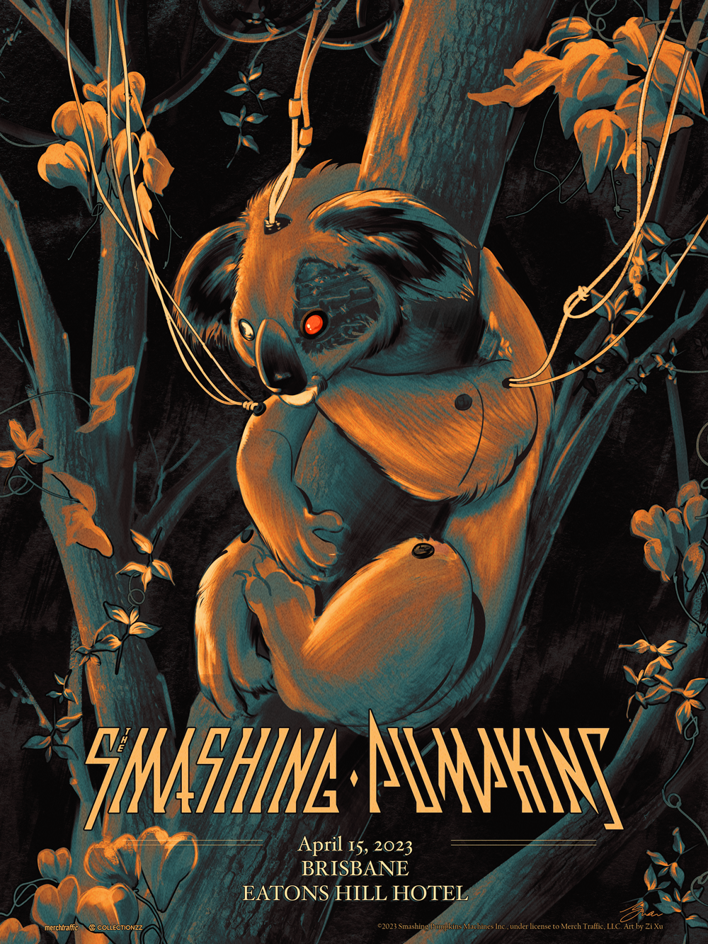 The Smashing Pumpkins Brisbane April 15, 2023 Print
