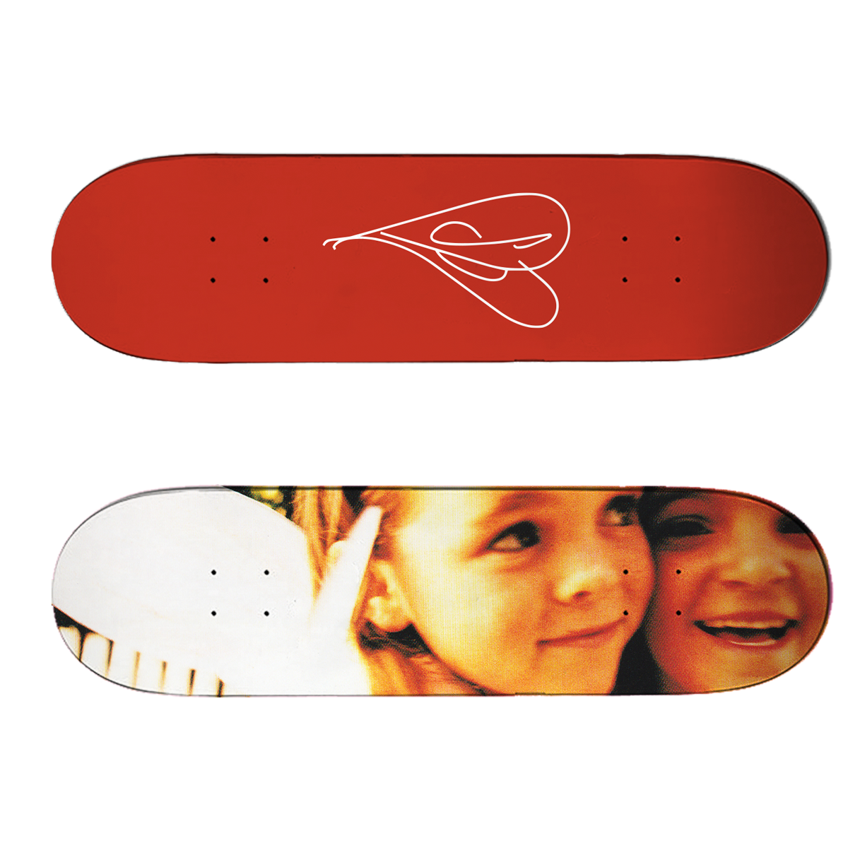 SP Heart Logo Skate Deck